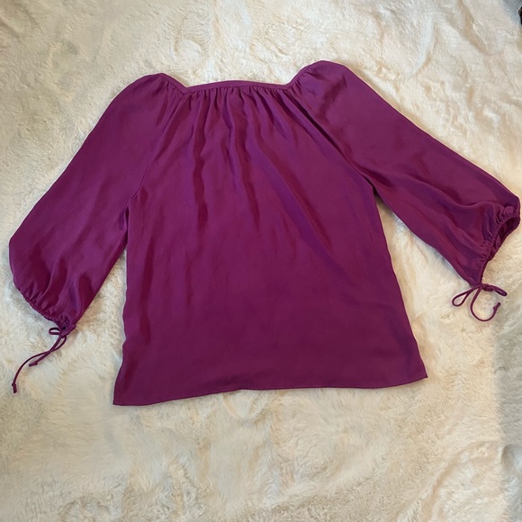 Banana Republic Magenta Raglan Blouse - Picture 5 of 5